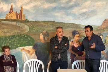 Reunión de Más por Telde con vecinos de Las Longueras (Foto TA)